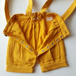 Unisex Romper / 100% økologisk dobbelt gaze bomuld