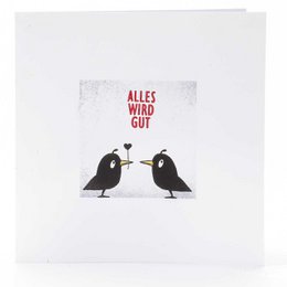 Stempel: Vogel mit Herz