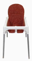 Ikea Antilop Insert Cushion - Rust/Red with White Dots