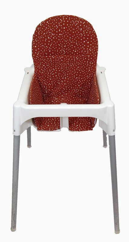 Ikea Antilop Insert Cushion - Rust/Red with White Dots
