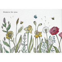 Postkarte – Blumenwiese