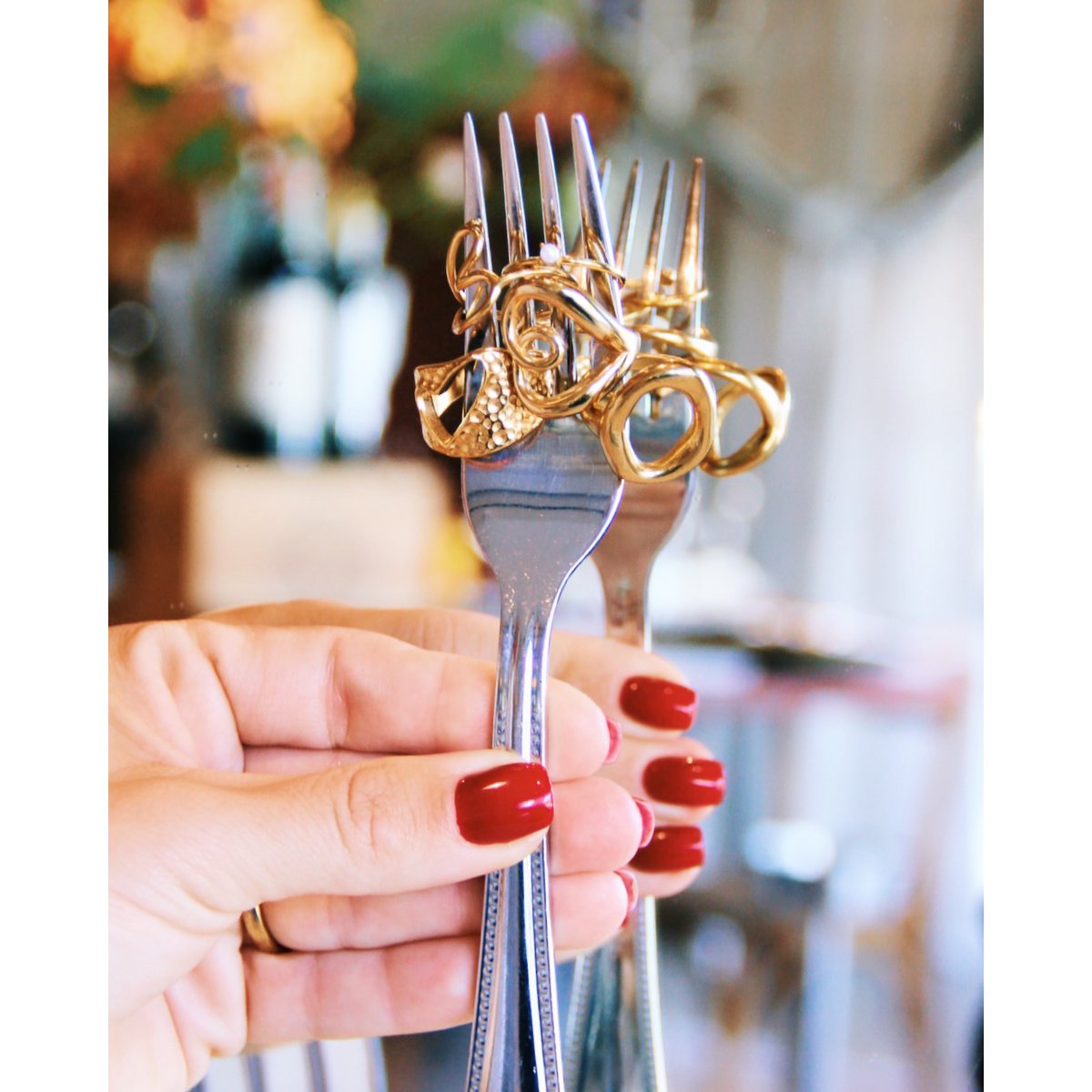 Statement ring 'LOVE'