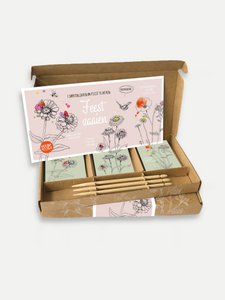 Cadeaudoosje Feest zaaien