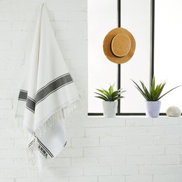 Terry Cyclades Fouta - Strand og Hammam håndklæde