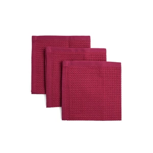 Geschirrtuch-Set Vivid Red – 3er-Set