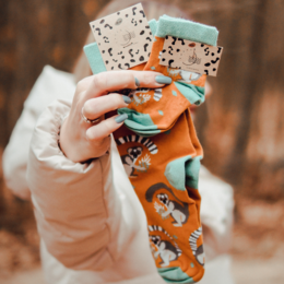 Lemuren-Socken für Kinder