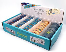 Snehvide afdækningstape / Washi Tape
