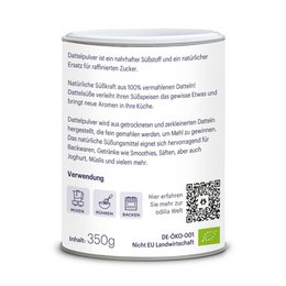 biologische dadelpoeder-extra fijn