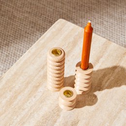 Totem Wooden Candle Holder - Medium Nº 2