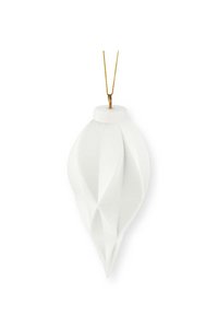 Christmas Ornament Porcelain 3D Print Diamond 6x5.5x14cm