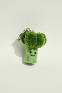 Broccoli keychain