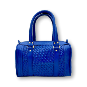 Rex bag blue - handmade leather bag