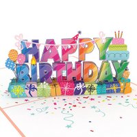 Happy Birthday pop up card