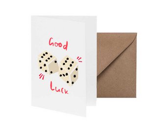 Grußkarte Good Luck