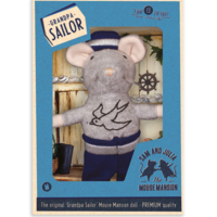 Kuschelmaus Opa Zeeman (12cm) - Das Mäusehaus