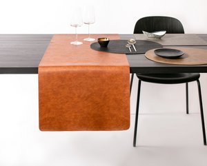 Troja Tischläufer, 44x145cm, Karamell