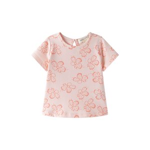 2-teiliges Babyset mit rosa und korallenrotem Aufdruck BGV66587