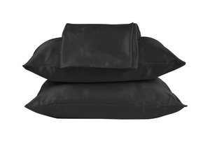Beauty Pillow® Bettbezug-Set – Schwarz 240 x 200/220