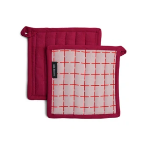 Topflappen-Set Vivid Pink Orange – 2er-Set