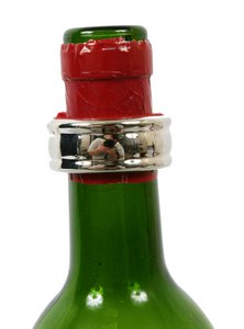 Stop zilveren metalen druppel