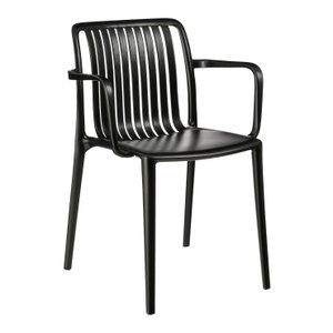 Tuin dining stoel Paloma Zwart