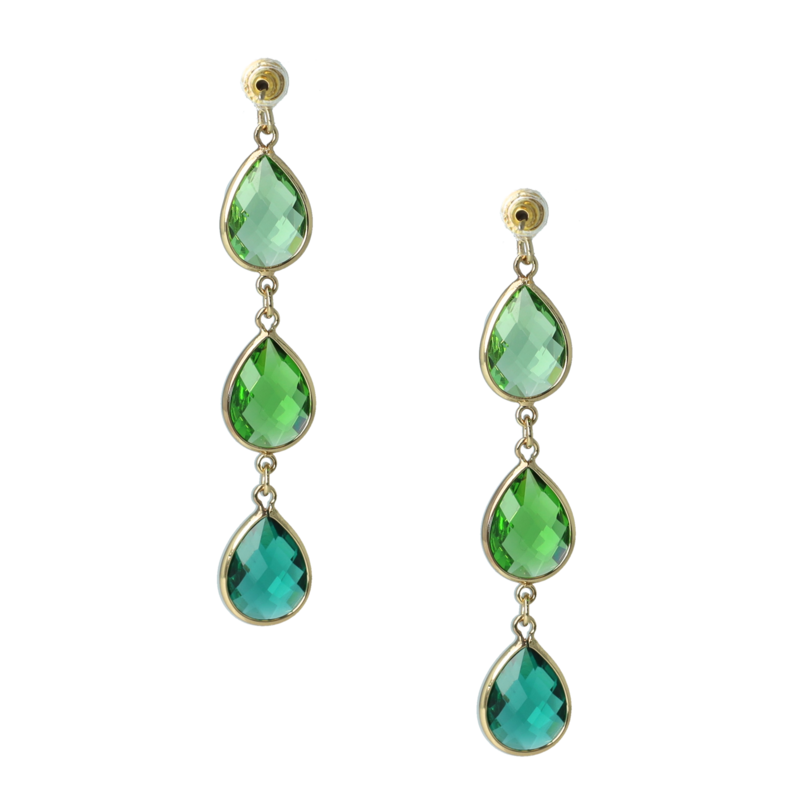 Pendientes Largos Beach Verde