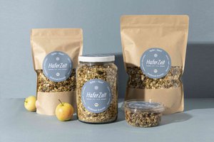 Organic granola apple hemp