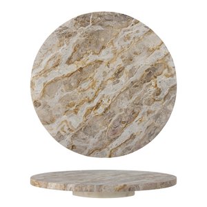 Nuni Turntable, Brown, Marble