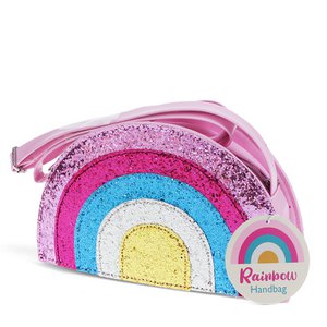 Glitzerhandtasche - Regenbogen