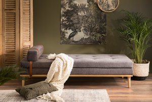 Daybed structuurstof antraciet