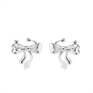 Paar Ohrmanschetten mit Schleife