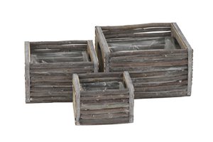 Kasten z. Bepflanzen quadratisch S/3