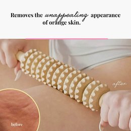Træ Cellulite Massage Roller Lymfedrænage Massager Maderotherapy