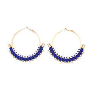 BURITICÁ colorful golden hoops