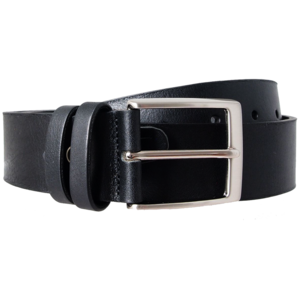 Leren hoofdstelriem 40 mm zwart