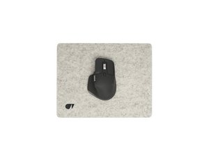 Felt & Cork Mouse Pad - Stone Grey