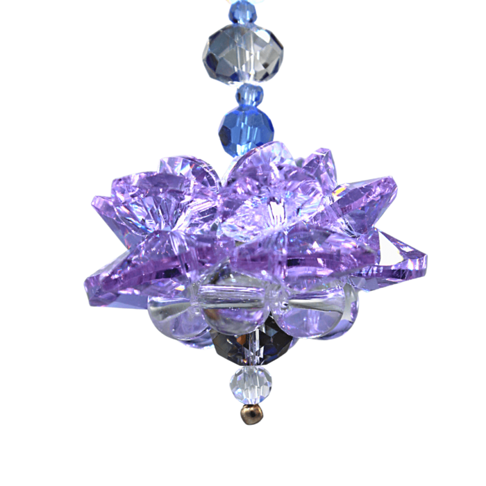 Hängende Chakra-Dekoration mit Kristall