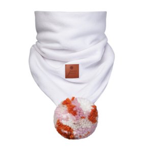 Winterbandana ALPACA BOHO White Rust M