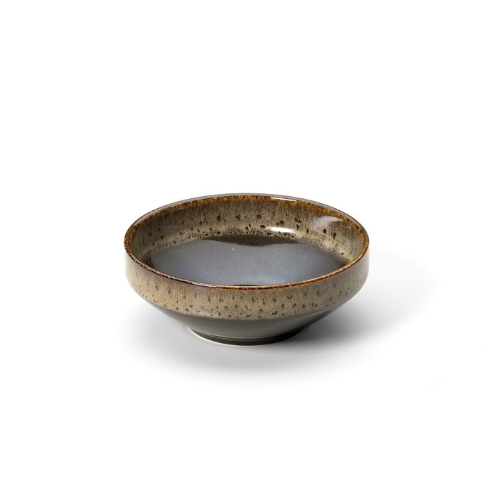 De Kyoto Low Bowl - Donkerbruine modder - M