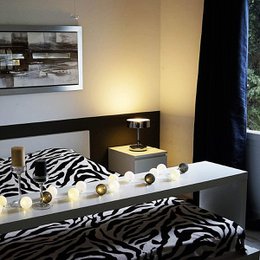Sneeuwvlok Afstandsbediening LED USB Cotton Ball Light Garland