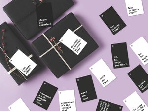 Geschenkanhänger 12er-Set No. 2 / Weihnachten (gelocht)