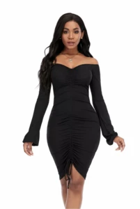 Kylie jurk | zwart | meerdere kleuren verkrijgbaar 