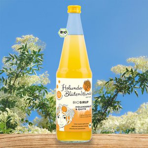 Organic quince elderflower elderflower miracle syrup