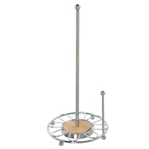 CHROOMMETALEN KEUKENROLHOUDER °15X32CM ST82842