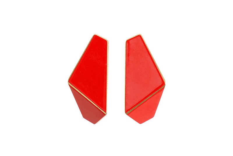 Earrings Folded Slim