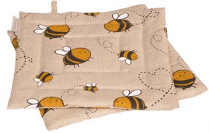 Halbleinen - Topflappen "TIERE“