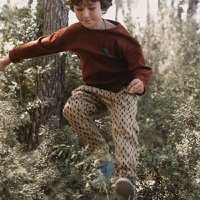 Jabari Pants Kids Stones Beige