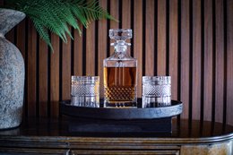 Set decanter per whisky superiore in confezione regalo