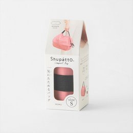 Shupatto borsa shopping pieghevole compatta taglia S - Pesca (Momo)