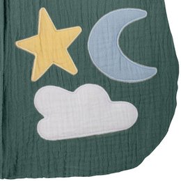 Hi Little One - 2-laags mousseline Day & Night Tiffany